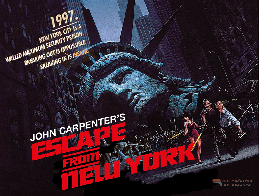 Poster 1997 Rescate en Nueva York, de John Carpenter. Crítica Las Crónicas de Deckard