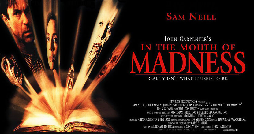 Movie Poster En la boca del miedo Crítica de Las Crónicas de Deckard