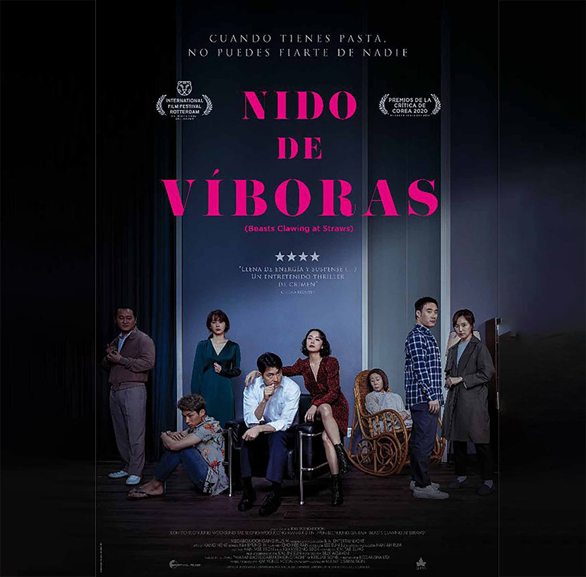 Poster Nido de Viboras (Beasts Clawing at Straws) critica Las Crónicas de Deckard